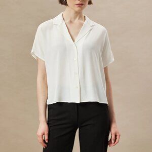 The Camp Collar Blouse in White